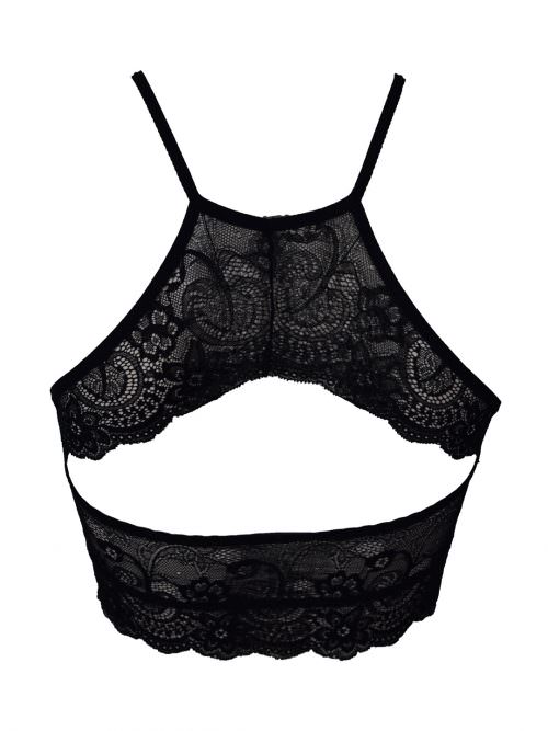 bralette black back
