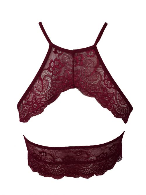 bralette red back