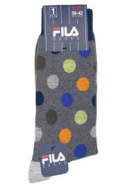 Fila Κάλτσα Casual Big Dots F5268 Γκρί