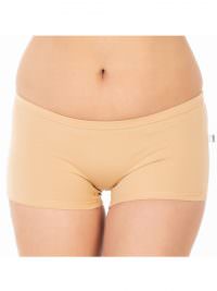 ΜΕΙ Boxer Γυναικείο Βαμβακερό Μονόχρωμο Beige