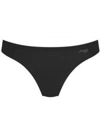 Sloggi Zero one Tanga Σετ 2 Τεμάχια Black