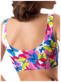 MEMEME Γυναικείο Seamless Μπουστάκι CROP TOP BUTTERFLY