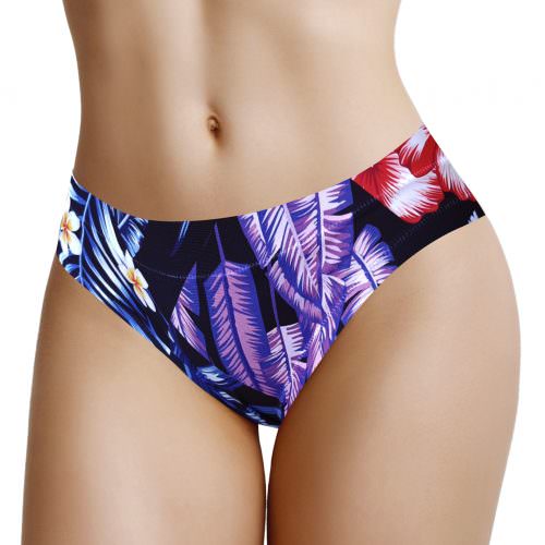 Tropical Midnight thong front