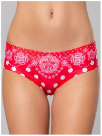 MEMEME POLKA DOT FIERY RED THONG