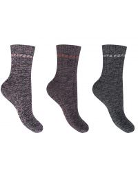 Fila Κάλτσες Γυναικείες Ασημοκλωστή Σετ 3 Ζεύγη Multicolor Dark
