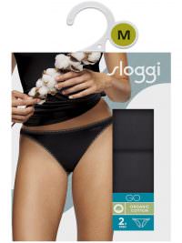 Sloggi Go H Mini Γυναικεία Σλιπάκια Organic Cotton 2Pack Black