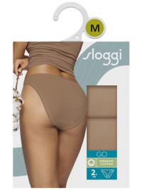 Sloggi Go H Tai Γυναικεία Σλιπάκια Organic Cotton 2Pack Nostalgic Brown