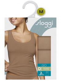 Sloggi Go H Tank Top Γυναικεία Φανελάκια Organic Cotton 2Pack Nostalgik Brown