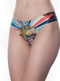 MEMEME OCEAN ALOHA STATE THONG Multicolor