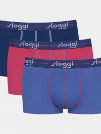 Sloggi Men Start Hipster Σετ 3 Τεμάχια Dark Pink Combo