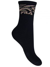 Fila Κάλτσα Αθλητική Γυναικεία Plain Black-Brown