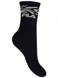 Fila Κάλτσα Αθλητική Γυναικεία Plain Black-Beige