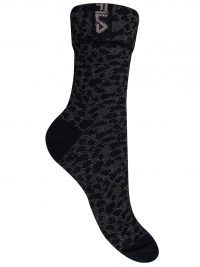 Fila Κάλτσα Αθλητική Γυναικεία Animal Print Black-Brown