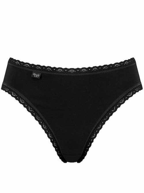 24-7 COTTON LACE BLACK
