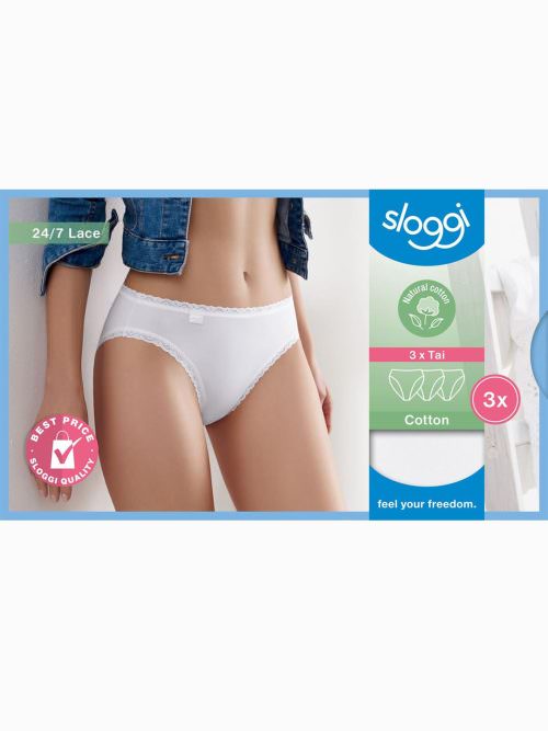 24-7 COTTON LACE WHITE BOX