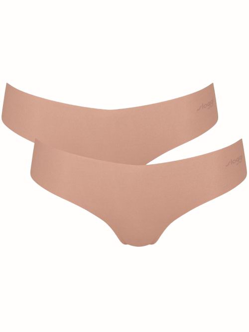 sloggi zero modal hipstring beige 2 pack