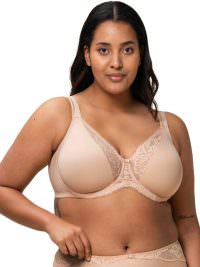 Triumph Modern Lace+Cotton W Γυναικείο Σουτιέν Brown