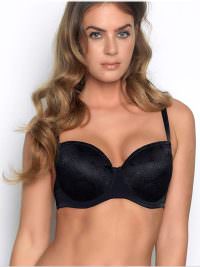After Eden Anna Padded Wire Bra Lace Black