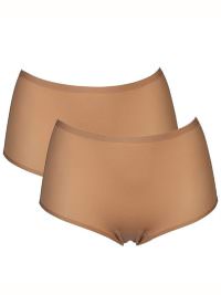 After Eden High Waist Seamless Brief Unlimited Ψηλόμεσο Σλιπ 2 Τεμάχια Powder