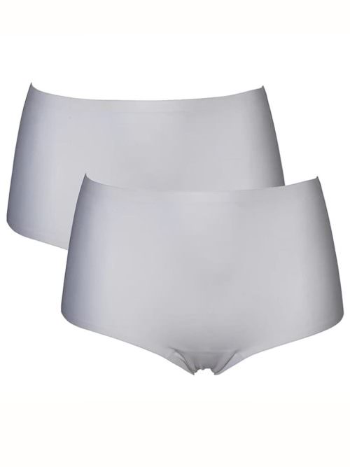 after eden high waist brief white 2 pack