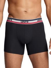 Levi`s Men Sprtswr Logo Boxer Σετ 2 Τεμάχια Black