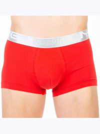 ΜΕΙ Ανδρικό Boxer Βαμβακερό Εξωτερικό Λάστιχο Red-Silver