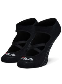 Fila Yoga Pilates Ghost Abs Unisex Κάλτσες Black