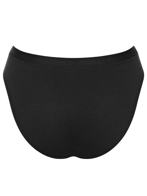 sloggi go casual high leg black blank back