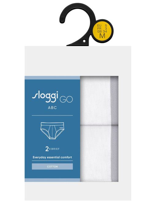 sloggi men go abc 2.0 h brief white box