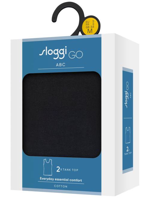 sloggi men go abc 2.0 h tank top black 2p box
