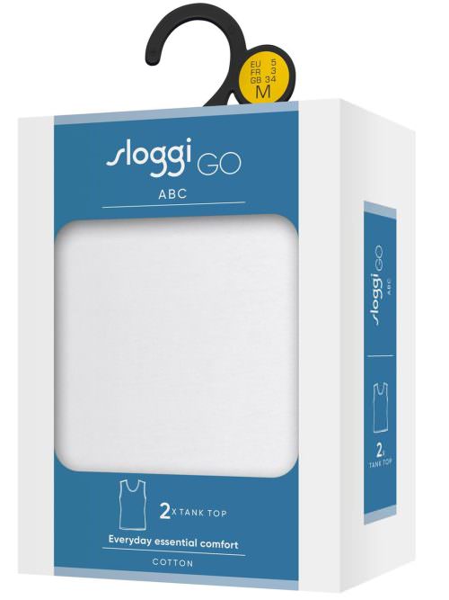 sloggi men go abc 2.0 h tank top white 2p box