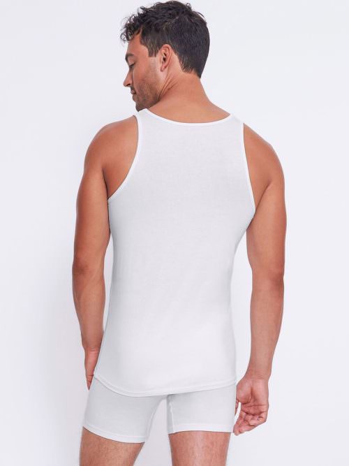 sloggi men go abc 2.0 h tank top white body back