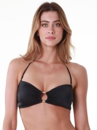 Elinal Γυναικείο Μαγιό Top Κρίκος Black