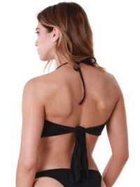 Elinal Γυναικείο Μαγιό Top Κρίκος Black