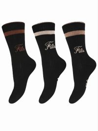 Fila Κάλτσες Αθλητικές Γυναικείες Lifestyle Normal Socks Black