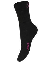 Fila Κάλτσες Αθλητικές Γυναικείες  Lifestyle Normal Socks Σετ 3 Ζεύγη Black Lady