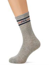 Fila Lifestyle Plain Socks Ανδρικές Αθλητικές Κάλτσες Σετ 3 Ζεύγη Grey