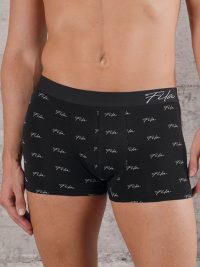 Fila Ανδρικό Boxer Elastic Band Print Black