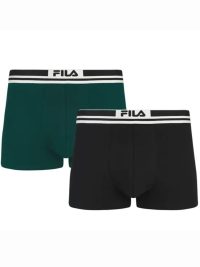 Fila Ανδρικό Boxer Elastic Band Σετ 2 Τεμάχια Black/Botanical