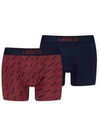 Levi`s Men Logo Aop Boxer Σετ 2 Τεμάχια Chocolate Truffle