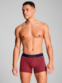 Levi`s Men Logo Aop Boxer Σετ 2 Τεμάχια Chocolate Truffle