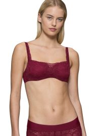 Triumph Σουτιέν Body Make-Up Illusion Lace Balconette Bordeaux